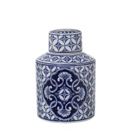 Tibor Alexandra House Living Azul Blanco Cerámica 14 x 22 cm Precio: 49.004999443399996. SKU: B1CMYKXN9P