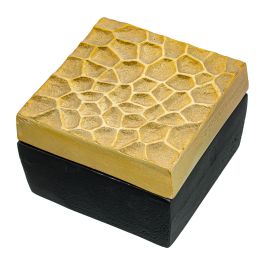 Caja Decorativa Alexandra House Living Oro Aluminio 12 x 12 x 9 cm Precio: 40.534999395. SKU: B1K4R9SECV