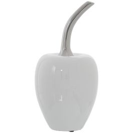 Figura Decorativa Alexandra House Living Blanco Plateado Cerámica Cerezas 12 x 24 cm Precio: 22.384999709600002. SKU: B1JF598F57