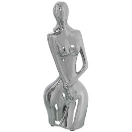 Figura Decorativa Alexandra House Living Plateado Cerámica Mujer 10 x 11 x 29 cm Precio: 26.486899866899996. SKU: B16RPPQ5PT