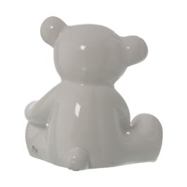 Figura Decorativa Alexandra House Living Blanco Cerámica Oso