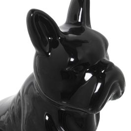 Figura Decorativa Alexandra House Living Negro Cerámica Perro 14 x 25 x 34 cm