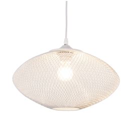 Lámpara de Techo Alexandra House Living Blanco Metal 40 W 38 x 25 x 38 cm