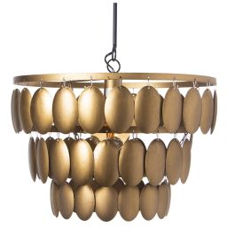 Lámpara de Techo Alexandra House Living Oro Metal 60 W 47 x 34 x 47 cm