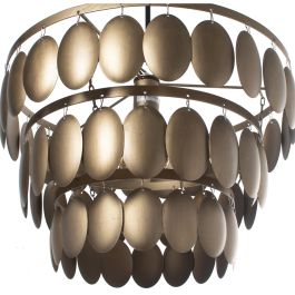 Lámpara de Techo Alexandra House Living Oro Metal 60 W 47 x 34 x 47 cm