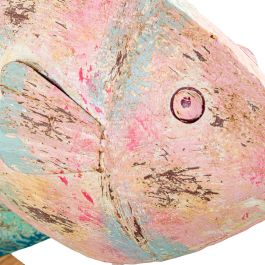 Figura Decorativa Alexandra House Living Multicolor Hierro Peces 83 x 16 x 51 cm