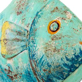 Figura Decorativa Alexandra House Living Multicolor Hierro Peces 83 x 16 x 51 cm