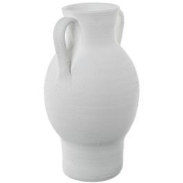 Jarrón Alexandra House Living Blanco Cerámica 23 x 40 cm Precio: 39.69000013. SKU: B1AN9W4F9A