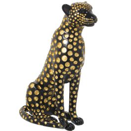 Figura Decorativa Alexandra House Living Negro Dorado Plástico Leopardo 33 x 39 x 45 cm Precio: 80.50000046. SKU: B19ZJQCNJE