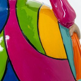 Figura Decorativa Alexandra House Living Multicolor Plástico Vestido 15 x 13 x 20 cm