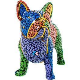 Figura Decorativa Alexandra House Living Multicolor Plástico Perro 34 X 15 X 27 CM