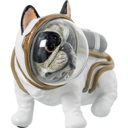 Figura Decorativa Alexandra House Living Plástico Perro Astronauta 19 x 14 x 18 cm