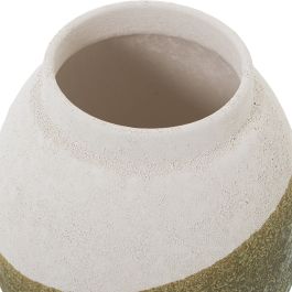 Jarrón Alexandra House Living Verde Beige Cerámica 18 x 17 x 16 cm