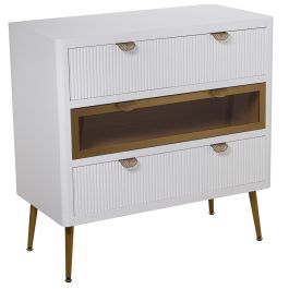 Cómoda Alexandra House Living Blanco Madera 80 x 40 x 80 cm Precio: 391.9500002. SKU: B13HFR2C8X