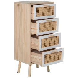 Cajonera Alexandra House Living Blanco Marrón Madera 40 x 91 x 30 cm