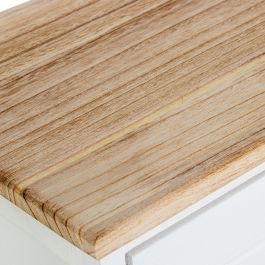 Cajonera Alexandra House Living Blanco Marrón Madera 40 x 91 x 30 cm