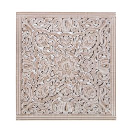 Retablo decorativo Alexandra House Living Natural Madera 5 x 58 x 58 cm