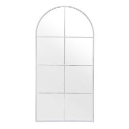 Espejo de pared Alexandra House Living Blanco Metal Rectangular 7 x 149 x 77 cm