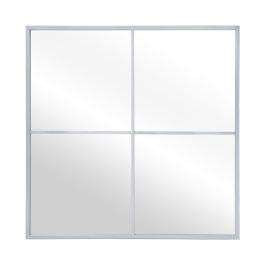 Espejo de pared Alexandra House Living Blanco Metal Ventana 5 x 73 x 73 cm Precio: 109.50000028. SKU: B1FN8FFNYJ