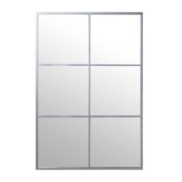 Espejo de pared Alexandra House Living Plateado Metal Ventana 6 x 113 x 77 cm