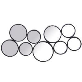 Espejo de pared Alexandra House Living Negro Metal Círculos 7 x 87 x 47 cm Redondo Precio: 84.50000031. SKU: B14VHT6ZZ5