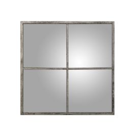 Espejo de pared Alexandra House Living Negro Plateado Metal Ventana 7 x 79 x 80 cm Precio: 120.50000017. SKU: B1ECJVJ4TN