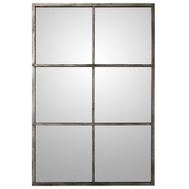 Espejo de pared Alexandra House Living Negro Plateado Metal Ventana 9 x 114 x 79 cm Precio: 160.79000058. SKU: B1BCY65T83