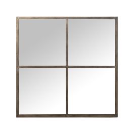 Espejo de pared Alexandra House Living Champagne Metal Ventana 7 x 80 x 80 cm Precio: 120.50000017. SKU: B1HBRQQFVR