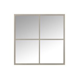 Espejo de pared Alexandra House Living Blanco Metal Ventana 8 x 79 x 81 cm