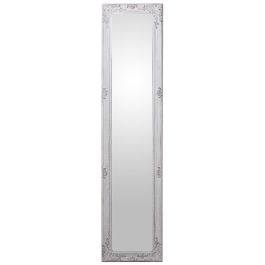 Espejo de pie Alexandra House Living Blanco 6 x 39 x 156 cm Desgastado