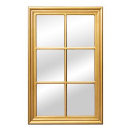 Espejo de pared Alexandra House Living Dorado Madera Ventana 5 x 101 x 65 cm Precio: 141.78999978. SKU: B13R8XKSXN