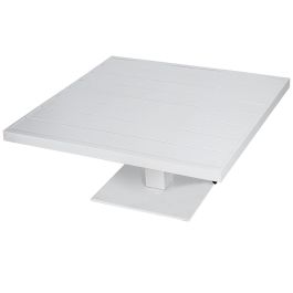 Mesa Alexandra House Living Blanco 101 x 101 cm Regulable Precio: 845.1849996006999. SKU: B155GTR7SK