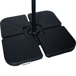 Base para Sombrilla Alexandra House Living Negro Set 4 Piezas Precio: 161.8859000968. SKU: B1DFL5DN85