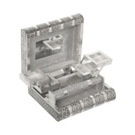 Caja-Joyero Alexandra House Living Plateado Metal 23 x 9 x 19 cm