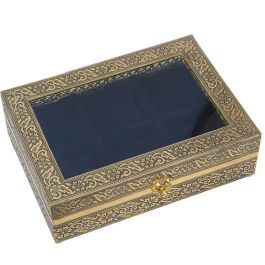 Caja para Relojes Alexandra House Living Negro Dorado Metal 20 x 28 x 20 cm Precio: 38.4658996007. SKU: B1B8CNGLDR