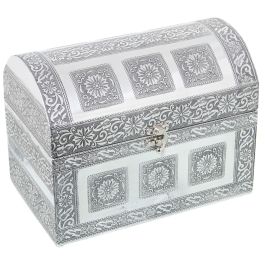 Caja-Joyero Alexandra House Living Plateado Metal 25 x 18 x 15 cm Precio: 33.5049007018. SKU: B1CX6RQ9LT