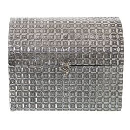 Caja-Joyero Alexandra House Living Plateado Metal 25 x 18 x 15 cm