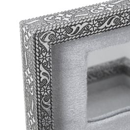 Caja-Joyero Alexandra House Living Plateado Metal 18 x 9 x 13 cm