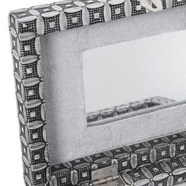 Caja-Joyero Alexandra House Living Plateado Metal 18 x 9 x 13 cm