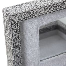 Caja-Joyero Alexandra House Living Plateado Metal 18 x 9 x 13 cm