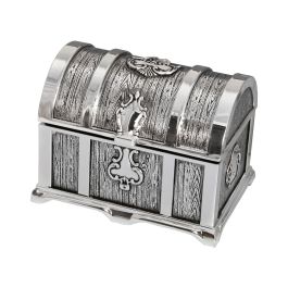 Caja-Joyero Alexandra House Living Gris Metal 11 x 7 x 8 cm Cofre Precio: 31.99000057. SKU: B16Q6L6PM6