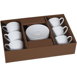 Juego de 6 Tazas de Café Alexandra House Living Porcelana