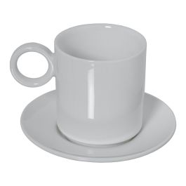 Juego de 6 Tazas de Café Alexandra House Living Porcelana 200 ml