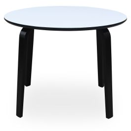 Mesa de Comedor Alexandra House Living Blanco Negro Madera 100 x 76 x 100 cm Precio: 380.5449994555. SKU: B1GQCN95NT