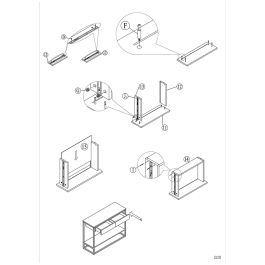 Consola Alexandra House Living Marrón Metal 100 x 75 x 35 cm