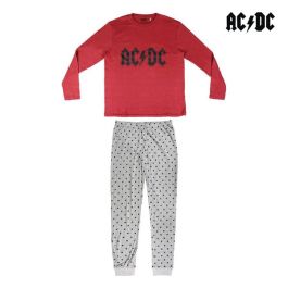 Pijama AC/DC Adulto Gris Burdeos