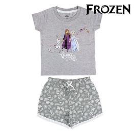 Pijama de Verano Frozen Gris