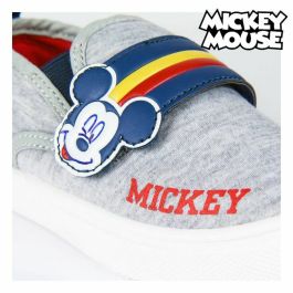 Zapatillas Casual Niño Mickey Mouse Gris