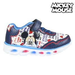 Zapatillas Deportivas con LED Mickey Mouse Azul claro