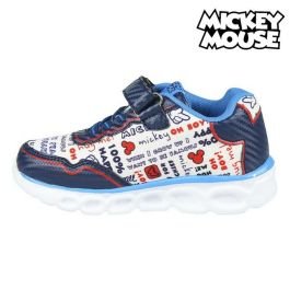 Zapatillas Deportivas con LED Mickey Mouse Azul claro